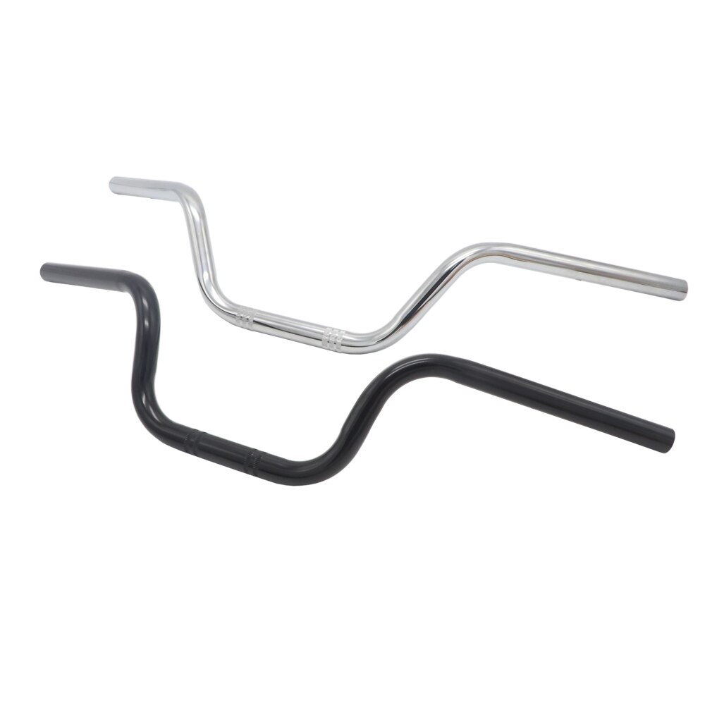 Motorcycle 22mm*700mm Black Chrome Retro Drag Handle Handlebar Bar Steering Wheel For Harley Honda Yamaha Sportster Cafe Racer