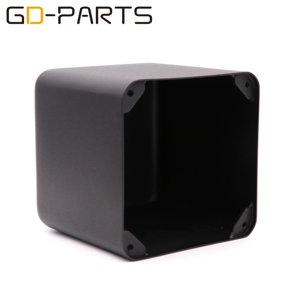 1PC 123*123*120mm czarne żelazne pokrywa transformatora metalowa trioda Protect Box obudowa obudowa Hifi Audio Vintage wzmacniacz lampowy DIY