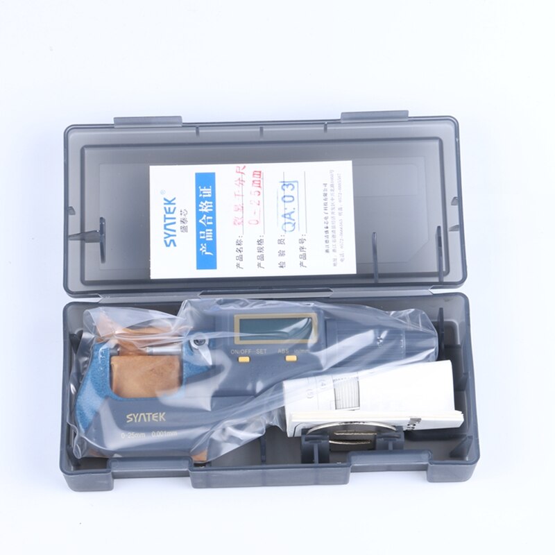 25-50mm Digital Micrometer 0.001mm micron Outside Electronic Micrometers Caliper Gauge Meter Inch/mm Thickness Measuring Tools