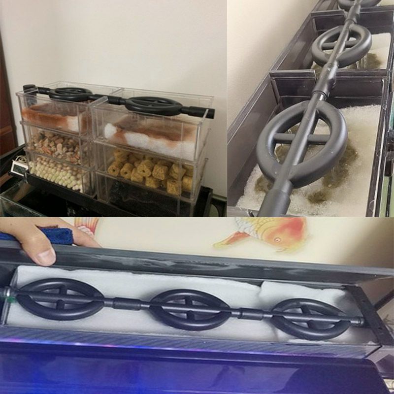 Aquarium Filter Rain Bar DIY Fish Tank Rain Pipe Water Cycle Aeration Drip Tube Ring Pipe Sprayer Outflow Pipe Spray Rain Bar