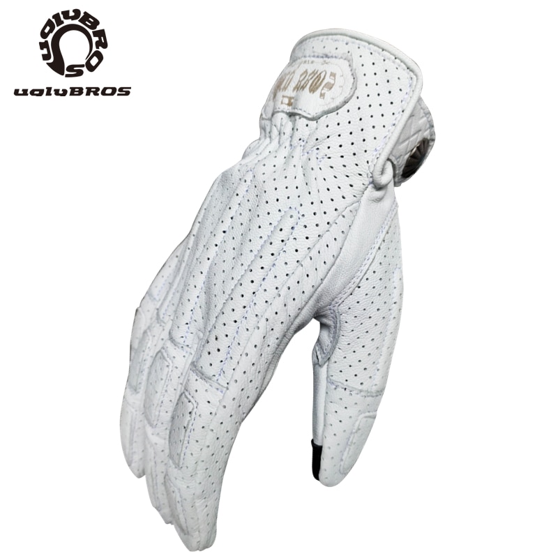 Zomer Uglybros Rijhandschoenen Moto Rcycle Handschoenen Voor Harley Handschoenen Schapenvacht Handschoenen Guantes Moto Volledige Vinger Moto Cross Handschoenen