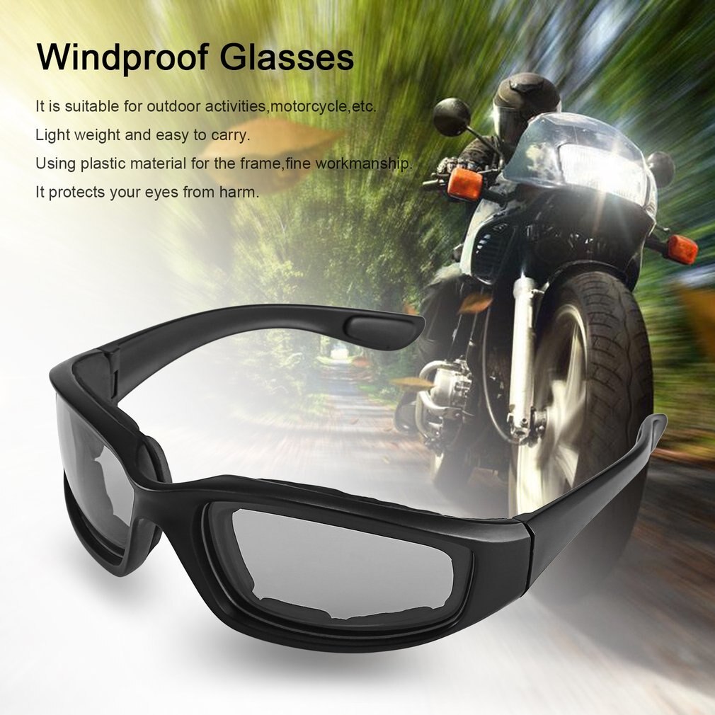 Motorcykel beskyttelsesbriller vindtæt støvtæt briller cykelbriller briller udendørs sportsbriller glasseshot