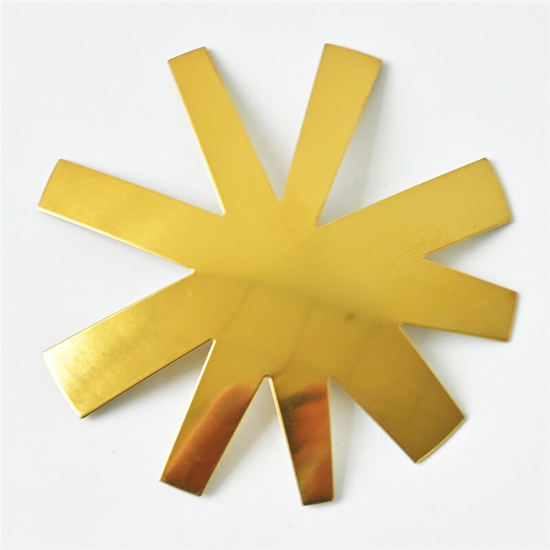 9 Shapes/pc French Style Nail Stainless Steel Plates Model Polishing Manicure DIY Tools Salon Crystal Nail Template C10: 15