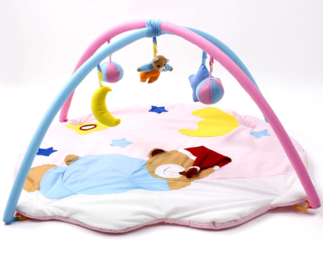 Baby Activiteit Gym Frame Activiteit Hek Speelgoed Baby Rammelaar Gaming Muis Mat Educatief Mat Gym Voor Baby Nordic Baby: 1