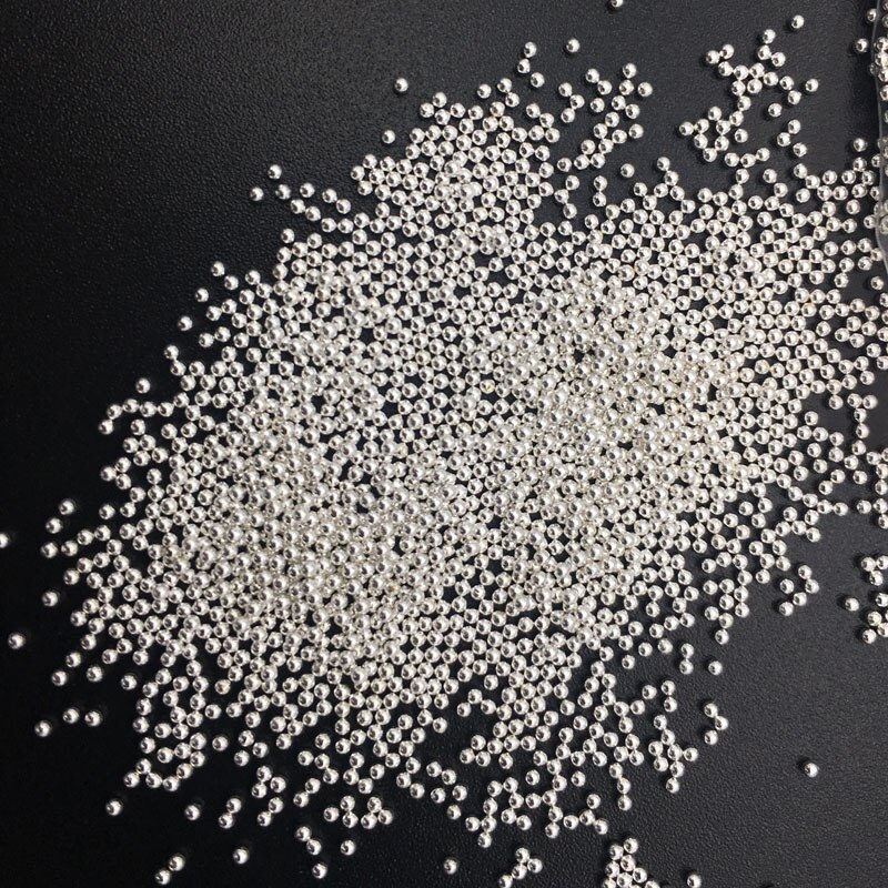 1MM Steel Ball Metal Silver Gold Caviar Beads Mini Nail Art Decorations 20g