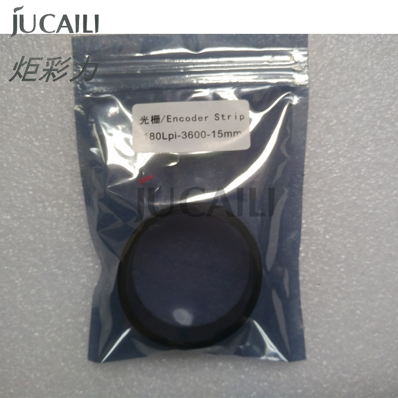 Jucaili 1 pc encoder strip 180 dpi -15mm for  xp600/dx5/dx7 printhoved til allwin mimaki roland xuli printer  h9730 15mm-180 lpi