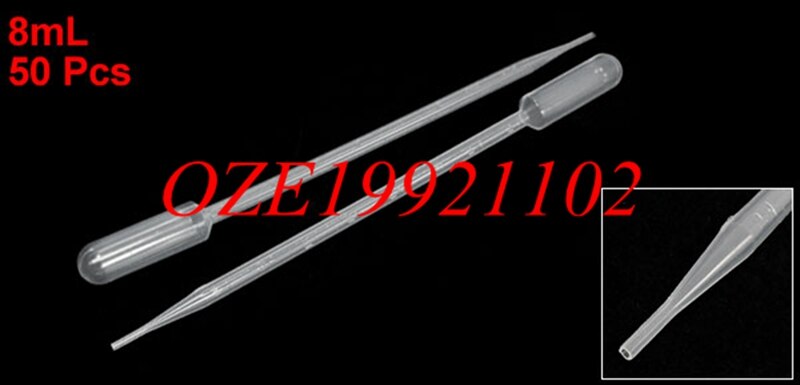 8ml Clear Plastic Liquid Transfer Pipettes Droppers for Chemistry Lab
