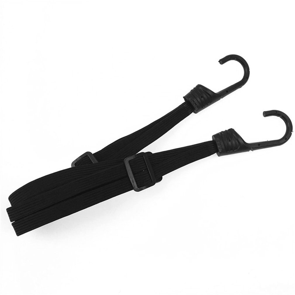 Cuerda Elástica retráctil para casco de motocicleta, accesorio con dos ganchos, Universal, equipaje, correa Flexible, lazos con cinturón