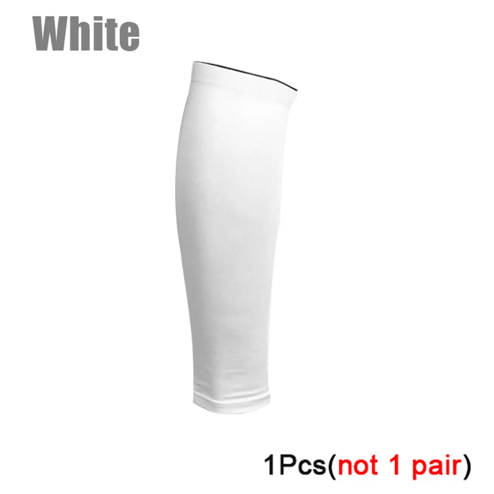 Manchons de compression de mollet pour hommes et femmes, protège-tibia, chaussettes de compression de jambe de soutien de mollet, attelle de tibia, cyclisme, 20-30mmhg, 1PC: M / Black
