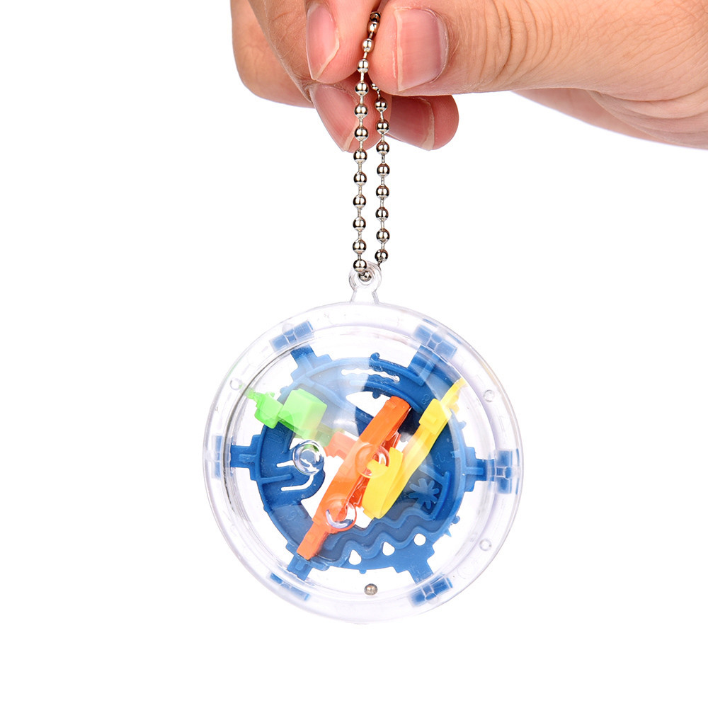 Mini Bal Doolhof Intellect 3d Puzzel Speelgoed Balans Barrière Magic Labyrint Sferische detailhandel ye11.13