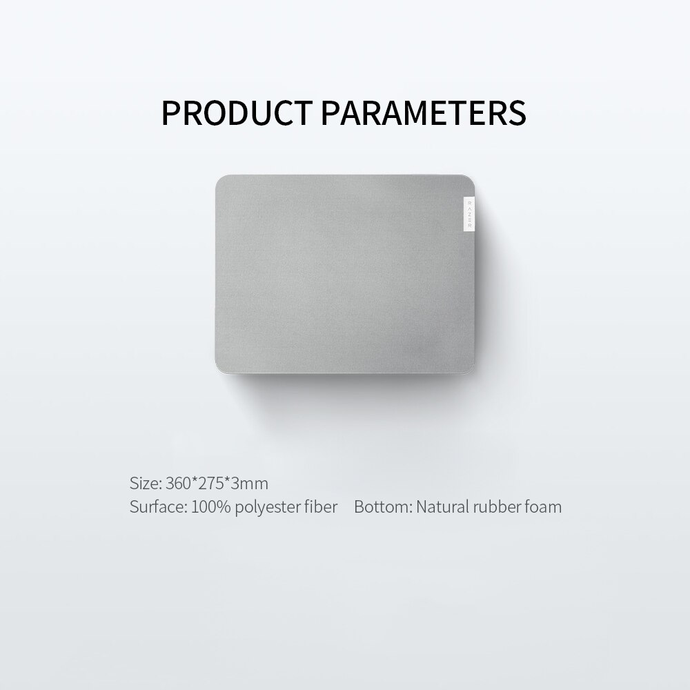 Razer Mouse Pad Pro Glide Mouse Pad Soft High-Density Rubber Foam Mouse Mat Anti-Slip Mouse Pad 360*275*3mm