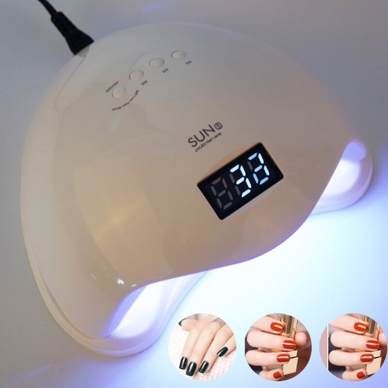 48W Nagel Droger Gel Zon Uv Led Nagels Lamp Voor Nagels Manicure Gel Polish Sneldrogend Auto Sensor Timer ijs Hybrid Lamp