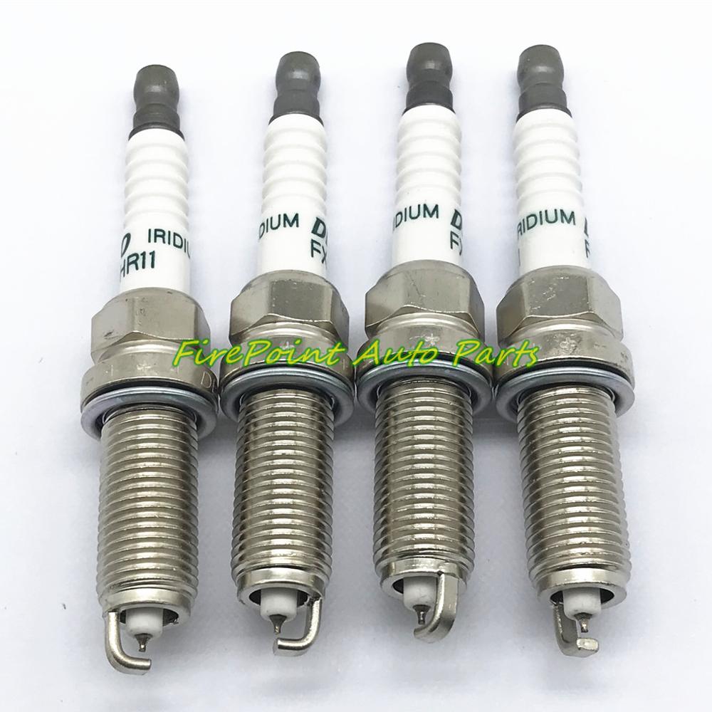 4 Uds iridio de bujías de platino FXE20HR11 FXE20HR-11 para 22401-JD01B 22401JD01B DF6H11B DILKAR6A11 LZKAR6AP-11 PLZKAR6A-11: 4PCS