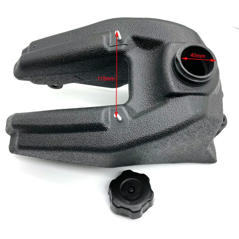 Serbatoio benzina con rubinetto per 50-110CC Mini Quad ATV Dirt Bike TaoTao Kazuma Hensim 50CC 50cc cinese Quad 4 ruote