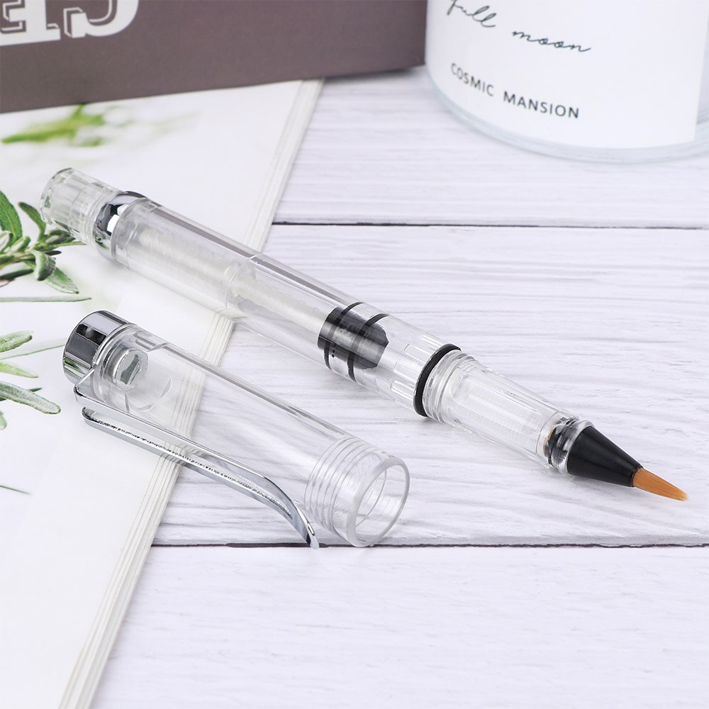 1pc Calligraphy Fountain Pen Refill Brush Filling DIY Chinese Writing Brush Scrapbook School Office Supplies Art Drawing Brush