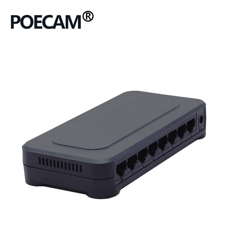 8 porte 10/100Mbps Rete Fast Ethernet Switch Hub Società di Supporto Del Computer Tablet PC Della Macchina Fotografica LED Screen Share dati