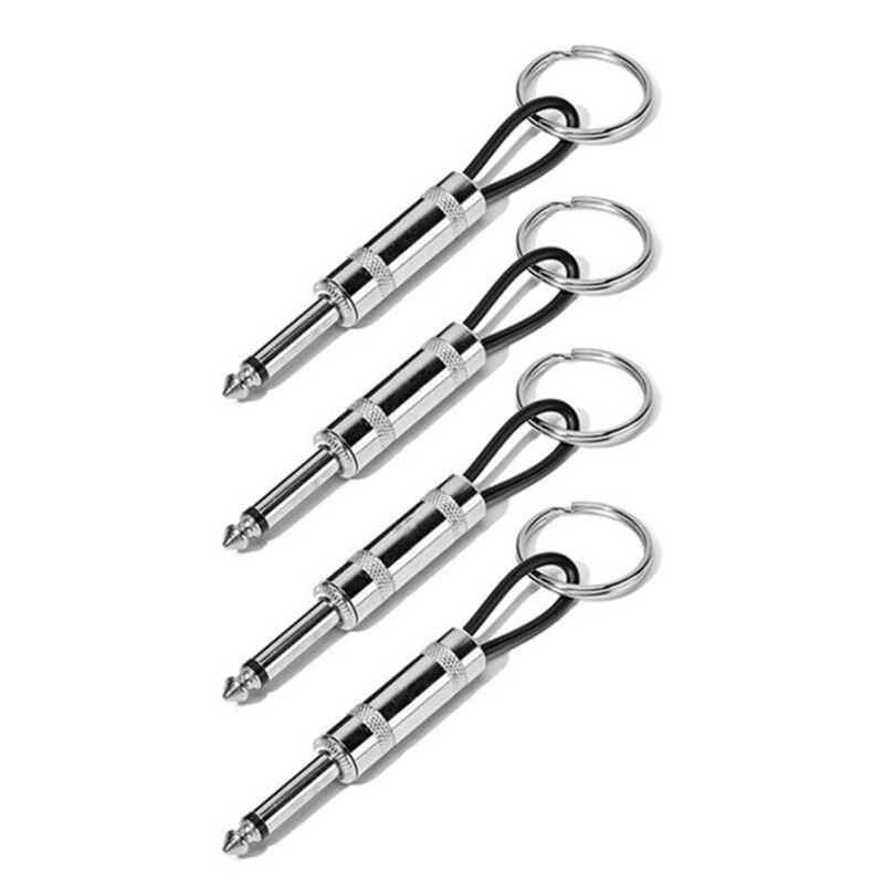 1pc nøgle opbevaring guitar nøgleholder tilbehør plug type nøglering bærbar nøglering i rustfrit stål væg nøglering bærbar