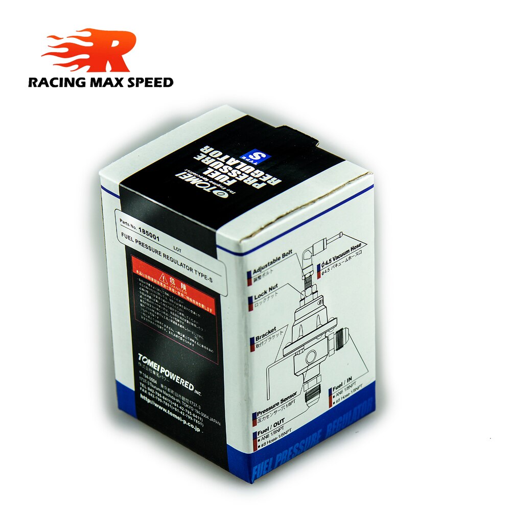 Regulador de presión de Combustible universal Jdm de aluminio, ajustable, de alta presión, FPR, tipo S,