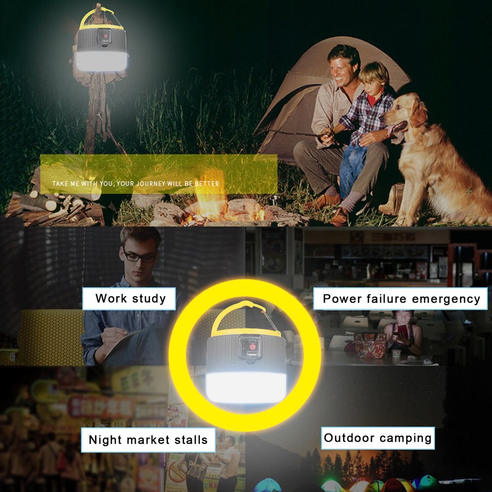 Led Solar Usb Oplaadbare Afstandsbediening Licht Milieubescherming Solar Elektrische Display Draagbare Tent Licht