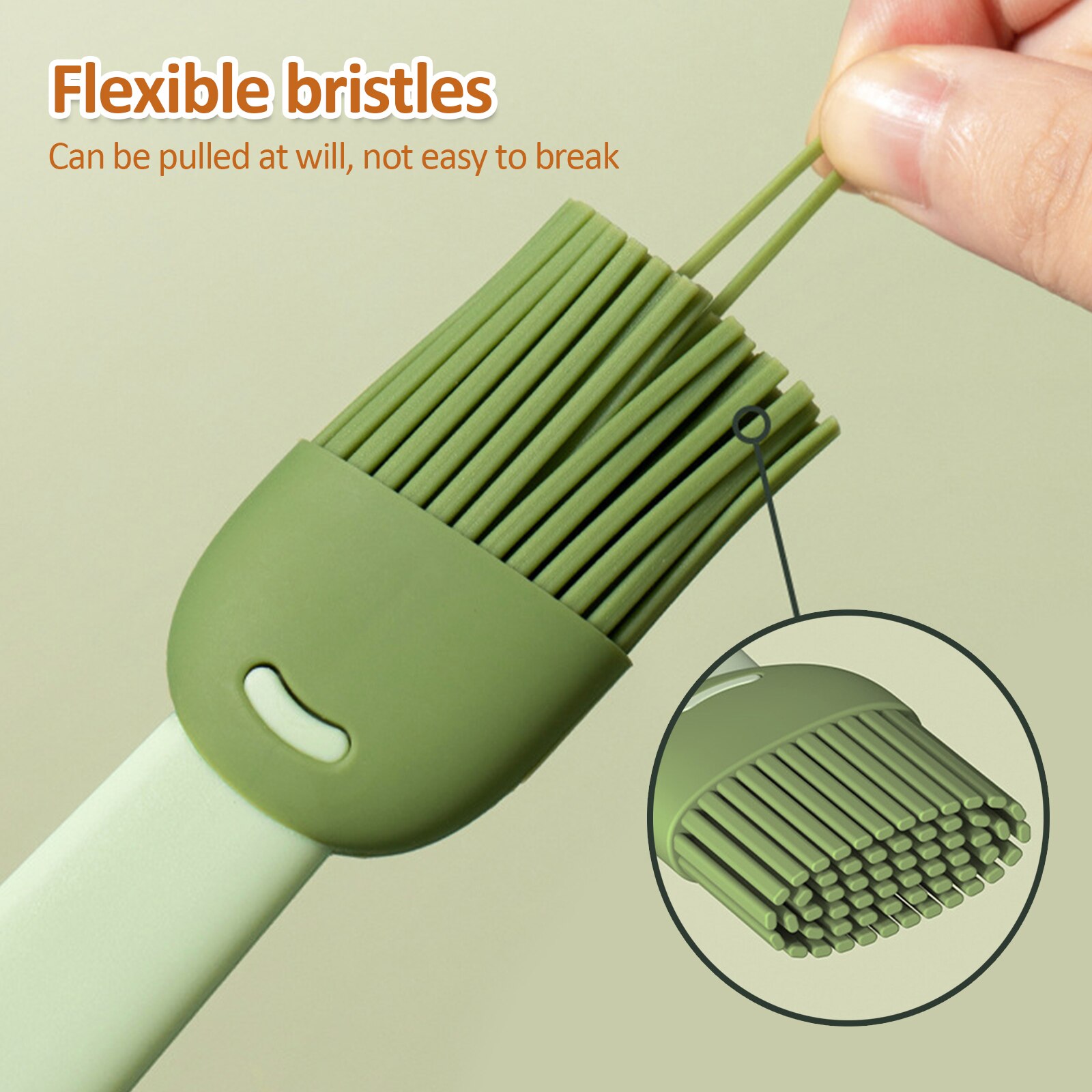 Food Grade Siliconen Olie Borstel Huishouden Hittebestendige Pannenkoeken Barbecue Pannenkoeken Pastry Brush Keuken Gereedschap