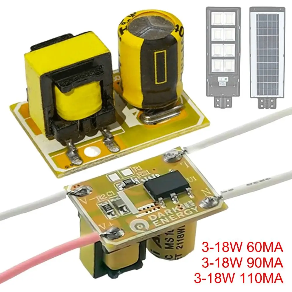 Neue Beleuchtungstransformatoren LED-Treiber 60mA 90mA 110mA DC30-160V Beleuchtungstransformator 3-18W Netzteil Treiber LED-Licht DIY