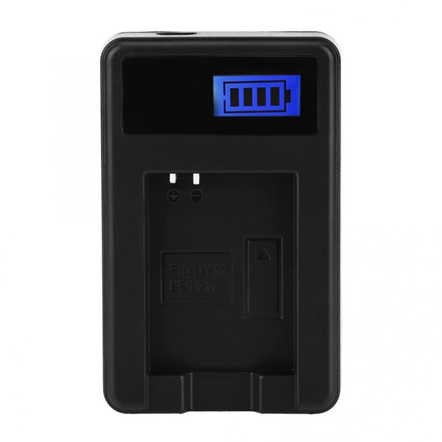 BP1030 Camera Rechargeable Lithium Ion Battery Charger USB Single Fast Charging with LCD Display Camera Battery Charger