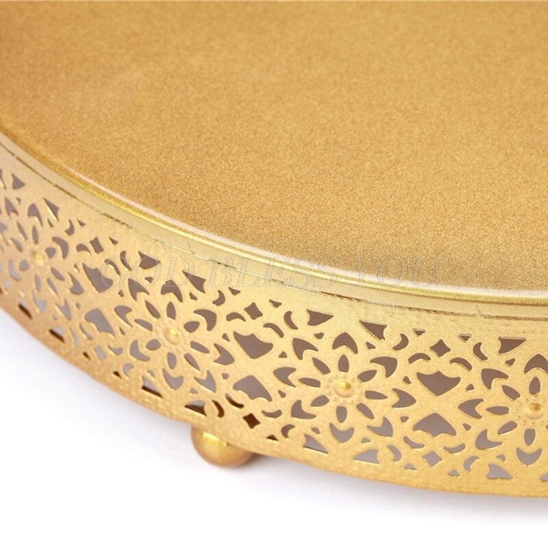 Hochzeit Kuchen Stehen Dekoration Party Spiegel Tablett Nachtisch Galvanisieren Gold Cupc ake Tisch Heimat Anzeige-Werkzeug