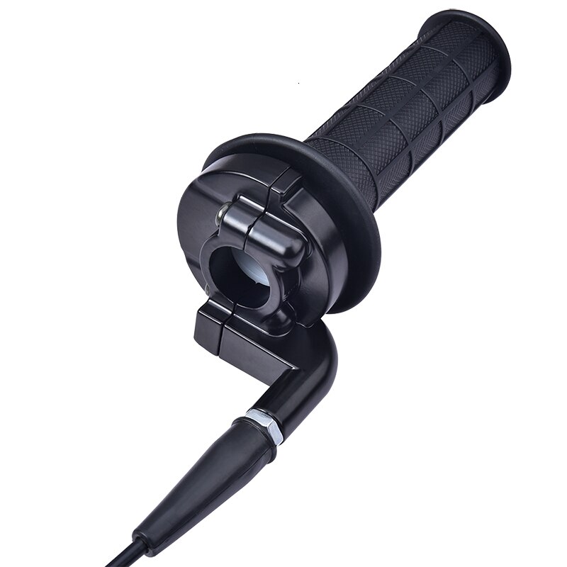1 Pair 22mm Throttle Grip Twist Throttle Hand Grip with Twist Cable Handle Throttle Clamp For Motorized Bicycle Push Bike