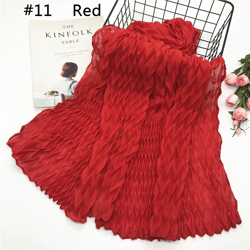 Pañuelo de algodón musulmán para mujer, pañuelo de cabeza árabe, hijab musulmán, novedad de: 11