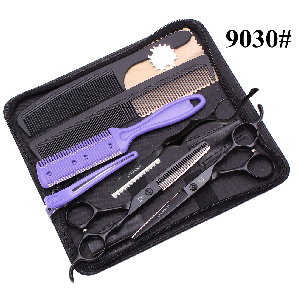 Japan Staal 5.5 6.0 Professionele Kappers Schaar Professionele Kapper Schaar Set Haar Knippen Scharen Scherpe Scheermessen B9030: HEI K-C 5.5