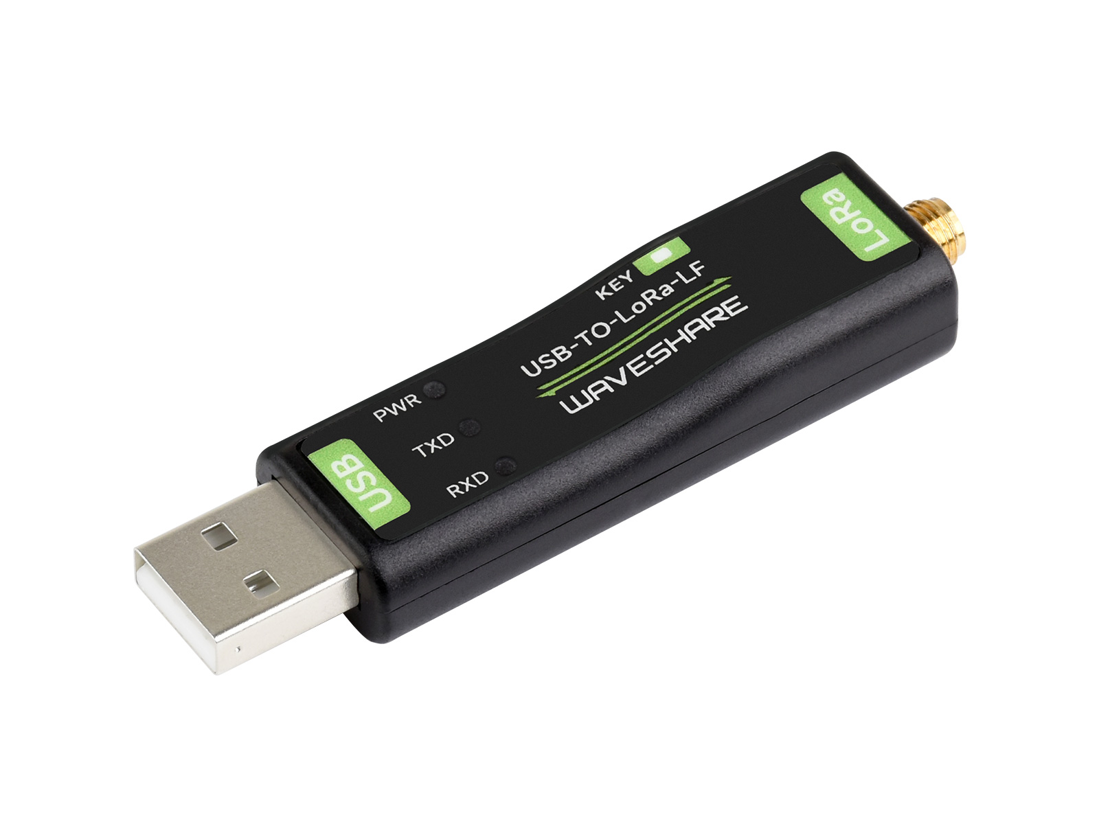 Waveshare usb-zu-lora-datenübertragungsmodul, basierend auf  sx1262, , geeignet für sterben datenerfassung in industrie und landwirtschaft