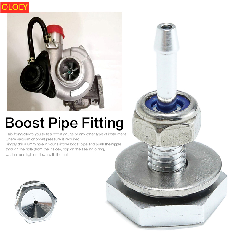 Oloey Turbo Siliconen Pijp Boost Slang Tepel Turbo Vacuum Vac Gauge