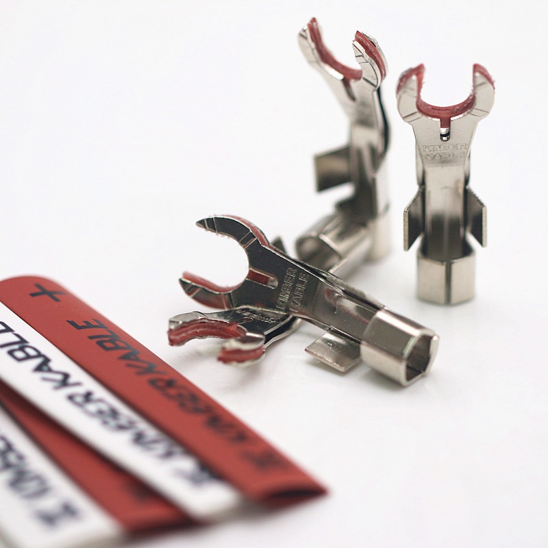 Kimber Kable 8 pieces+8 shrink tubefever amplifier speaker Y plug speaker cable 8TC 12TC U-shaped plated terminal block