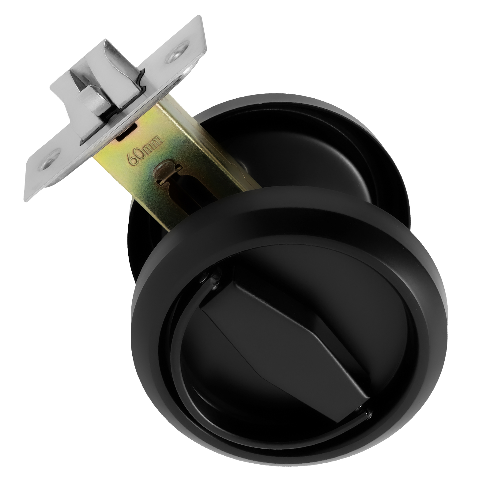 304 Stainless Steel Hidden Door Handle Lock Keyless Recessed Door Lock Single Cylinder Deadbolt Invisible Lock for Furniture: Bronze