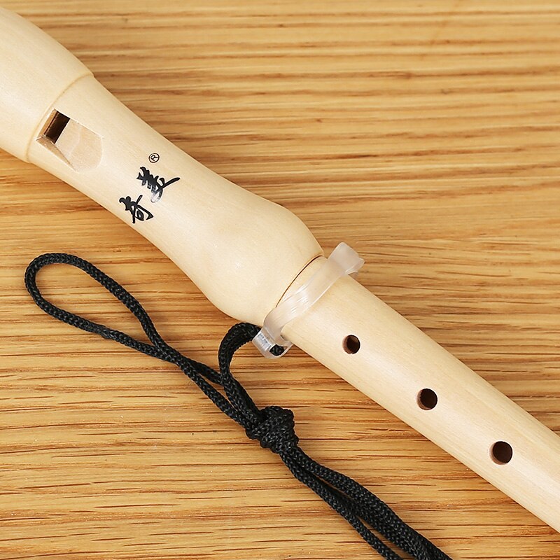 Wooden Recorder Soprano Baroque 8 Hole C Key Clarinet Vertical Flute Dizi Wood Musical Instruments