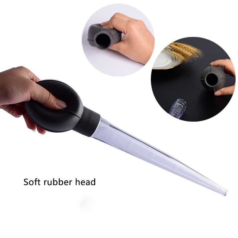 Large Pipette With Scale Plastic Dropper Measuring Kitchen Baking Pipette Tool