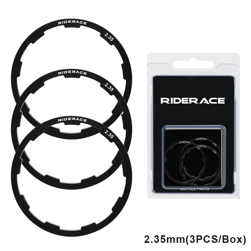Arandela de buje de bicicleta, junta de 1/1, 5/1,85/2/2,18/2,35mm para 7 8 9 10 11 velocidades, espaciador de volante de Cassette para bicicleta de montaña y carretera, 3 uds.: Gris claro