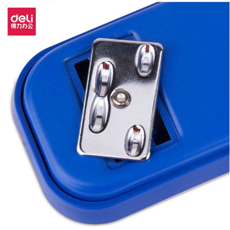 Engrapadora multifunción de Metal Deli, 1 unidad, color al azar, para papel escolar, oficina, archivo de hoja, organizador de informes, enlace