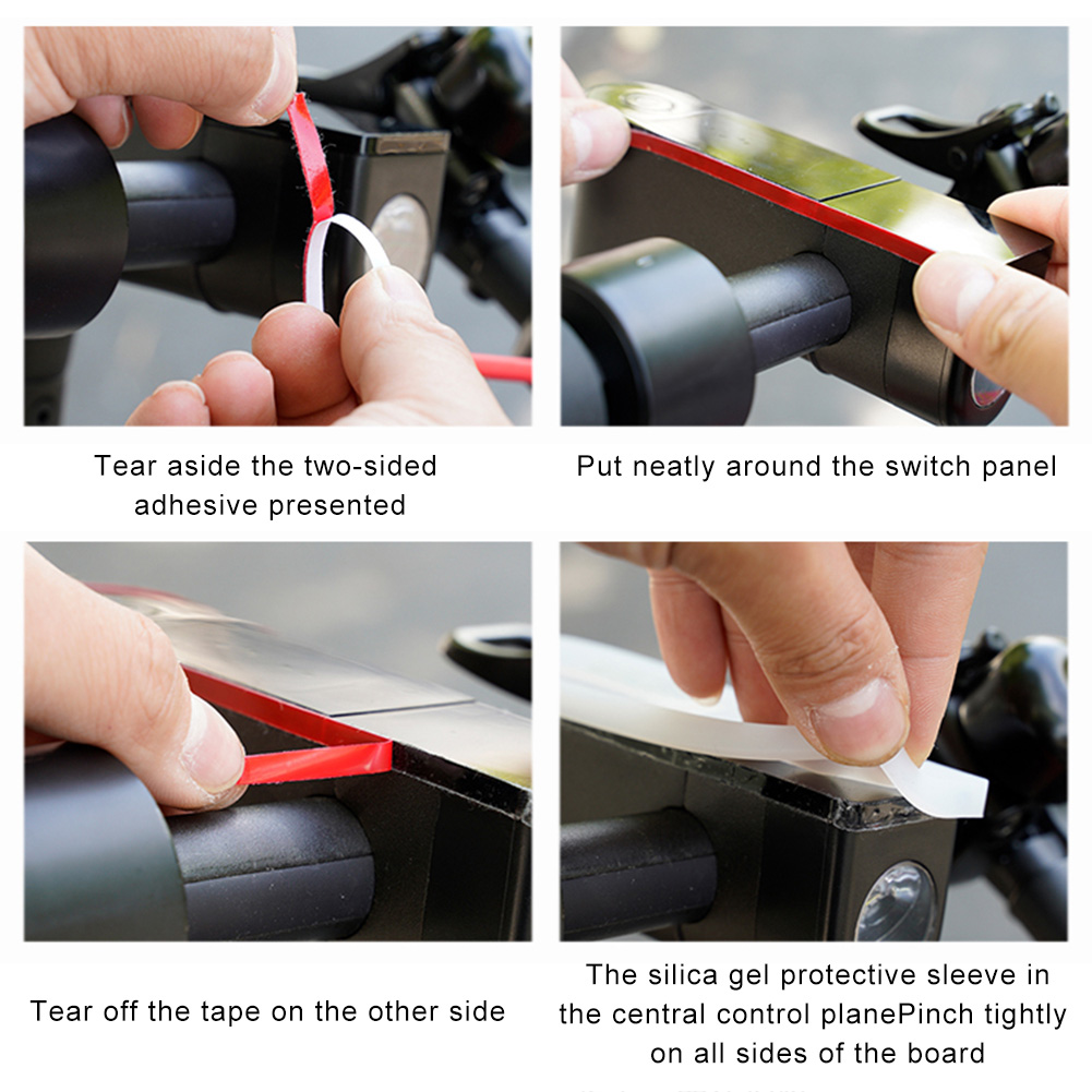 2Pcs Waterdichte Beschermhoes Scherm Case Voor M365 Elektrische Scooter Dash Board Panel Bescherming Case Silicone Cover