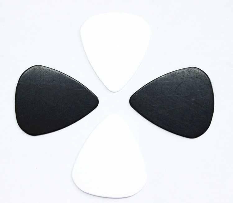 10 unids/set guitarra bajo acústico eléctrico accesorios clásico espesor bajo púa mediador instrumento Musical de espesor