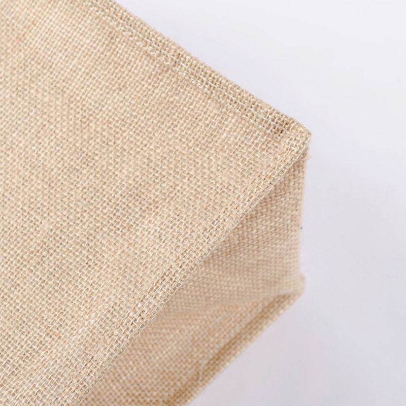 Portátil juta reutilizável sacola de compras supermercado organizador armazenamento bolsa k9fe