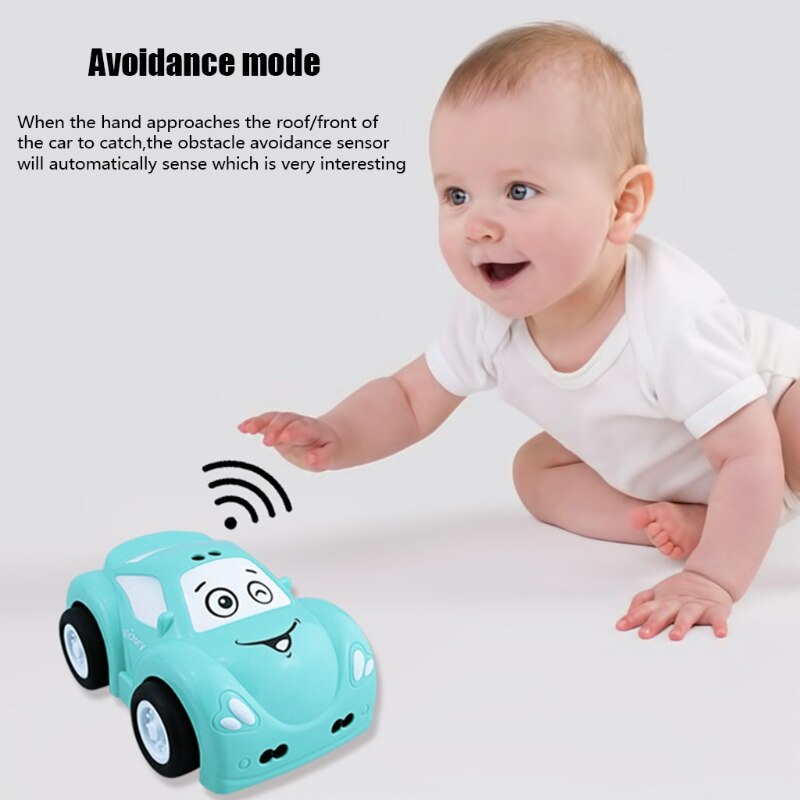 Rc Intelligente Sensor Afstandsbediening Cartoon Mini Auto Kerst 97BC