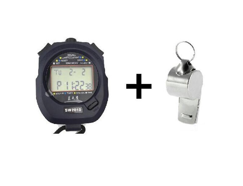 SW2010 Group Set Stopwatch Timer Sports Stopwatch Handheld Stopwatch Digital Counter Timer cronometro