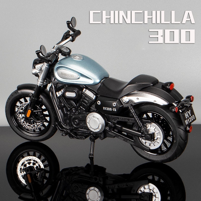 1:12 Chinchilla 300 Motorfietsen Simulatie Legering Metalen Motorcycle Model Met Geluid En Licht Collectie Childrens Speelgoed