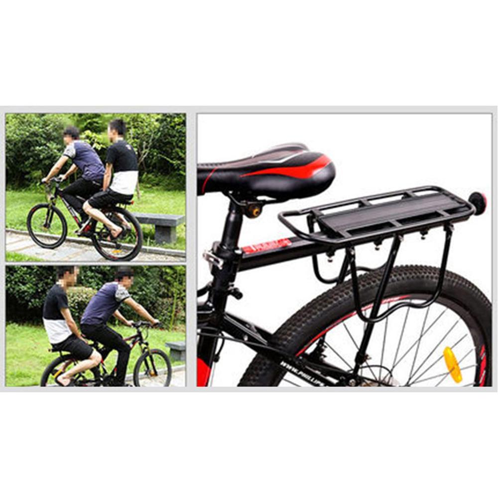 thumbnail interactive-video image 1 of Bikight Aluminum Alloy Bike Bicycle Rear Rack Bracket 50kg Load Quick Release Cycling Luggage Rack P 1347256 1 of 13