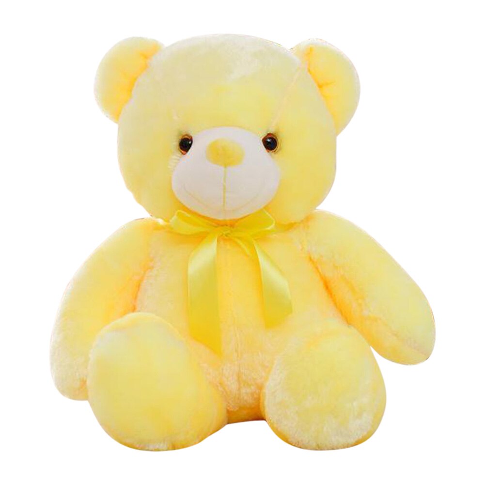 Ours lumineux en peluche pour enfants, jouets lumineux de fête, Flash lumineux LED pour Festival noël avec lumière LED: H