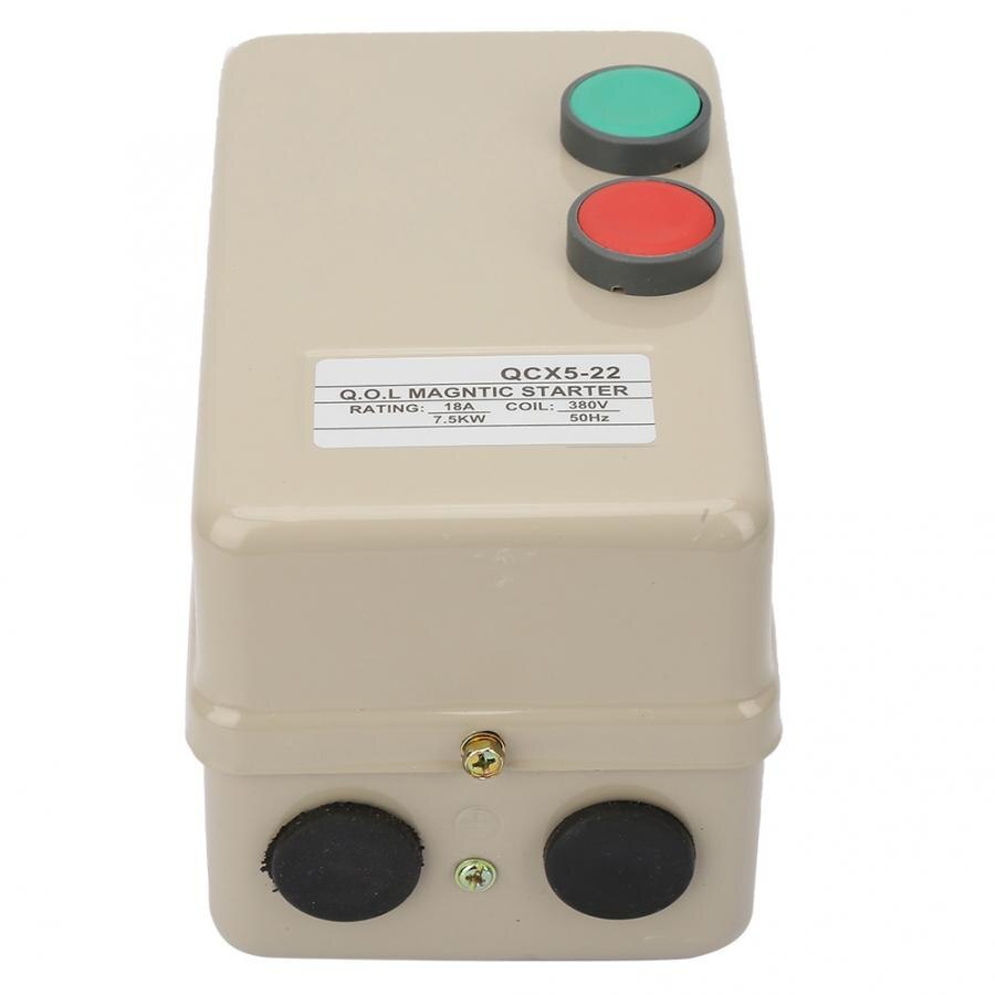 3 Phase Motor Magnetic Starter Synchronous with Motor AC380V 7.5KW Magnetic Starter