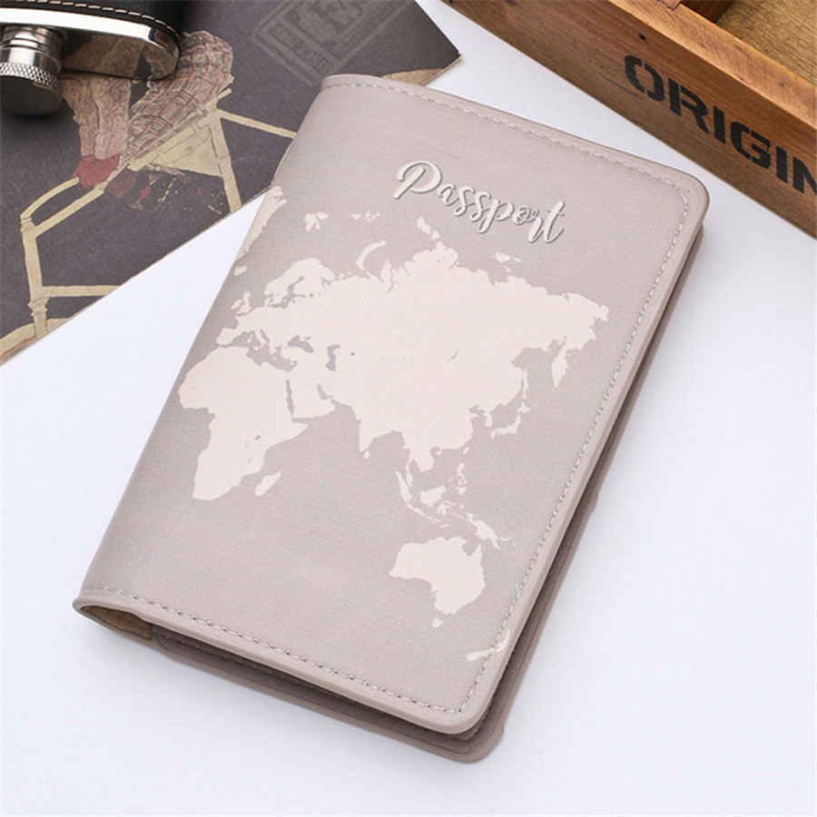 Zoukane Cover Travel Passport Cover Card Case Women Men Travel Credit Card Holder Travel ID&Document Passport Holder CH02C