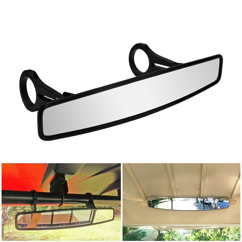 Moto Universale vista Frontale Corsa Specchio con 1.75 "Morsetto per UTV Centro Specchi per Kawasaki per artico gatto per polaris RZR: Default Title