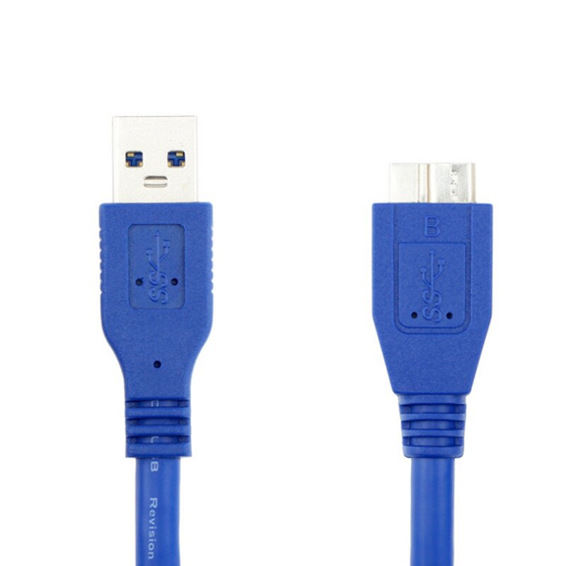 0.3m-5.0m usb 3.0 hann a til micro b kabel ledning adapter omformer for ekstern harddisk disk hdd høy hastighet